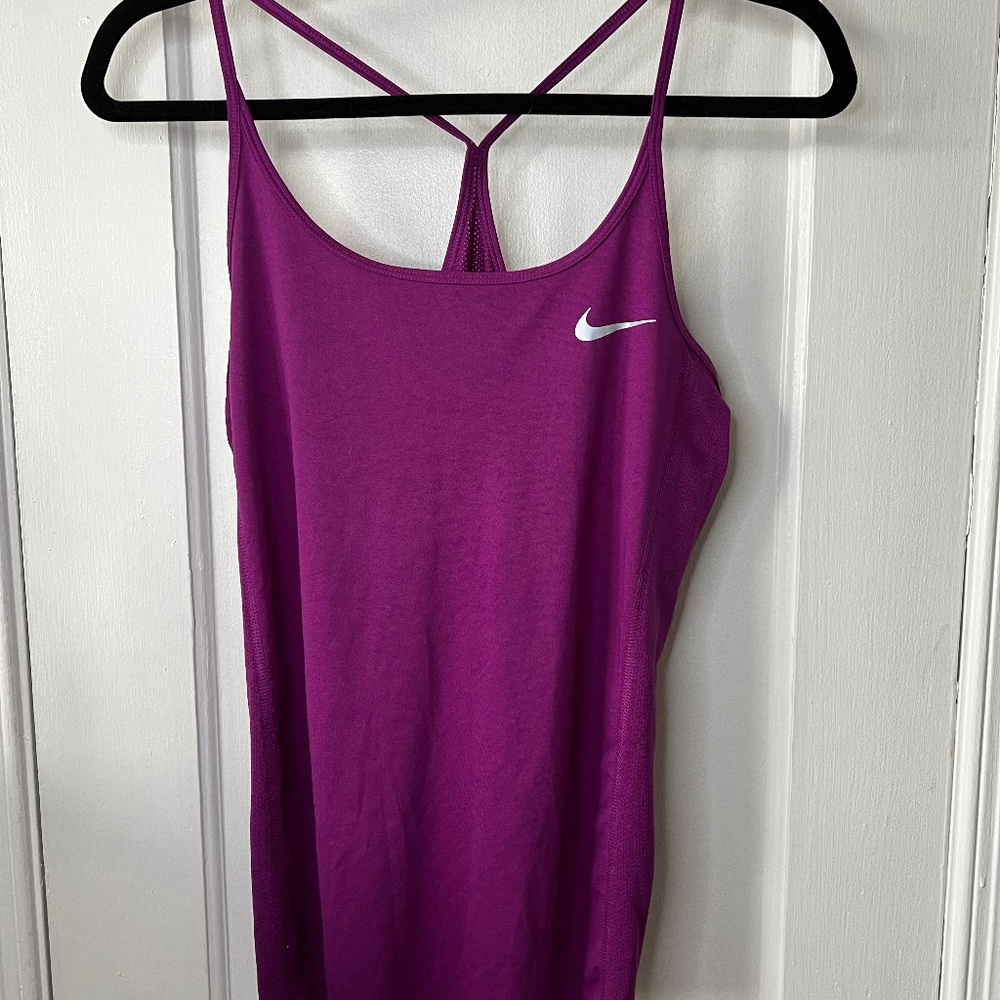 Nike Dry Fit Purple Tank Top - Medium